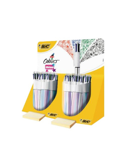 Tubo 40 BIC® 4 Colours® Shine assortie