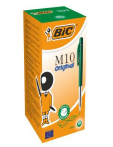 Box 50 BIC® M10® Medium : vert/groen