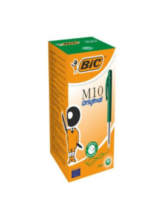 Box 50 BIC® M10® Medium : vert/groen
