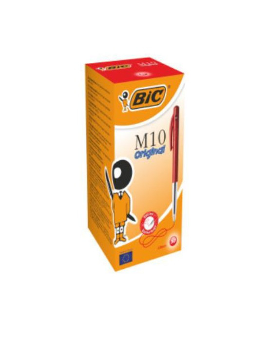 Box 50 BIC® M10® Medium : rouge/rood