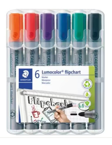 Lumocolor whiteboard pen - Box 6 st