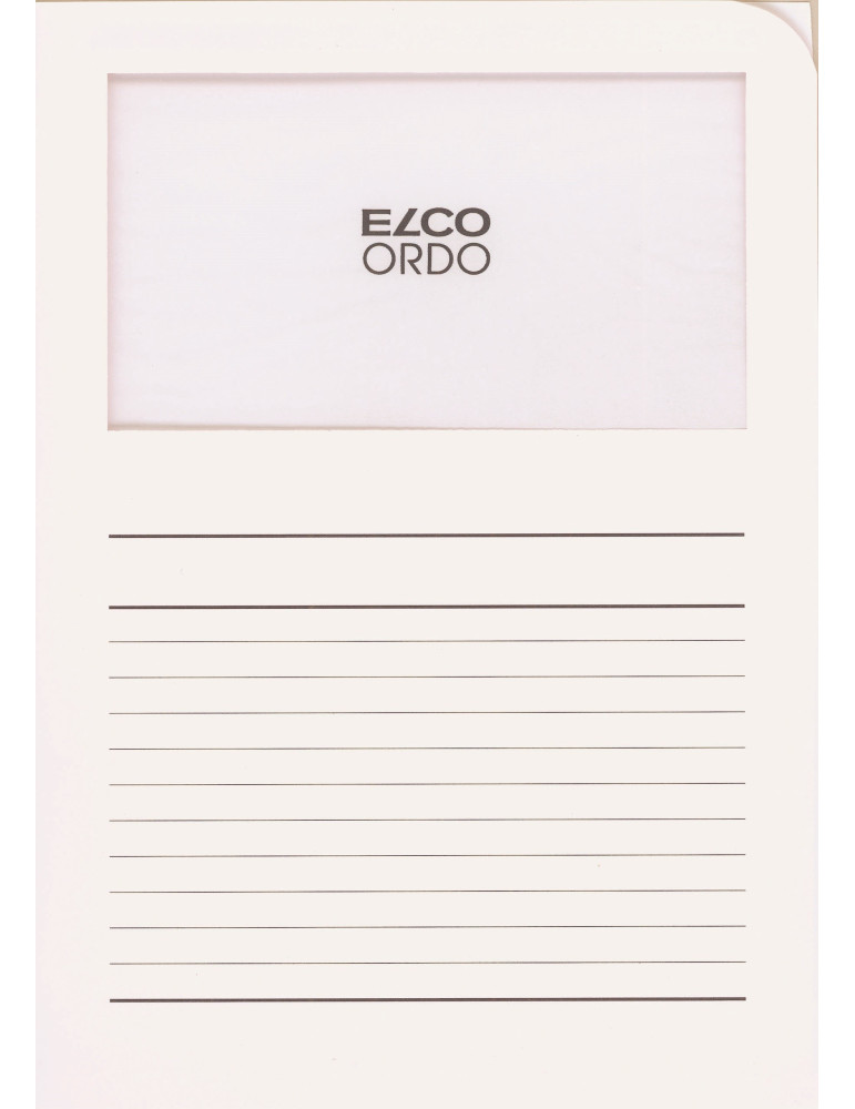 Map Elco Ordo Classico m/venst. A4 120gr - verp.100 gratis stalen