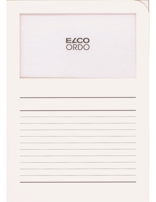 Map Elco Ordo Classico m/venst. A4 120gr - verp.100 gratis stalen