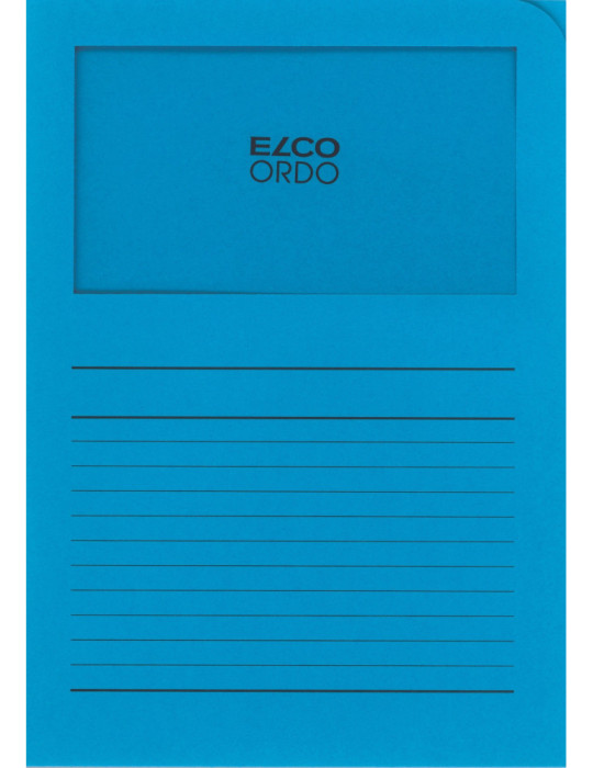 Map Elco Ordo Classico m/venst. A4 - 120gr Bedr. diepblauw - verp.100