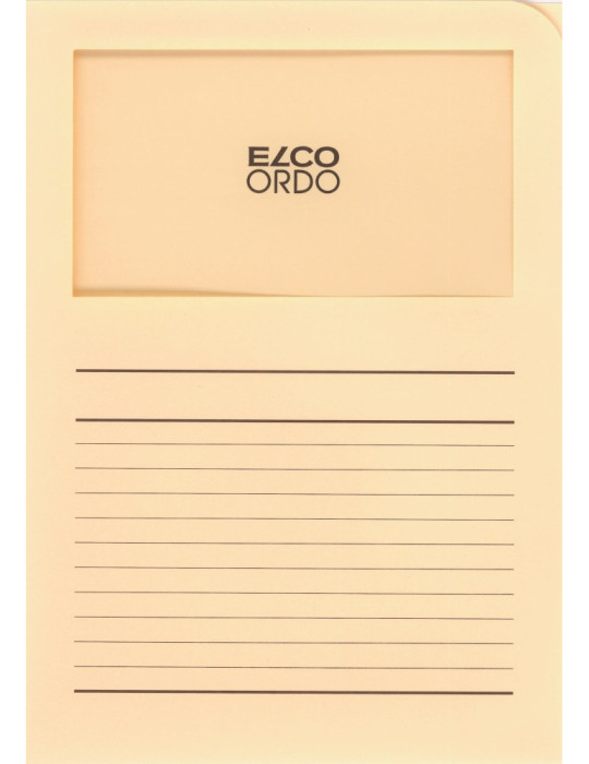 Chemises à fen. Ordo Classico A4 120gr/m² - Crème  - 100 p