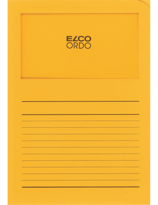 Chemises à fen. Ordo Classico A4 120gr/m² - Jaune Or  - 100 p