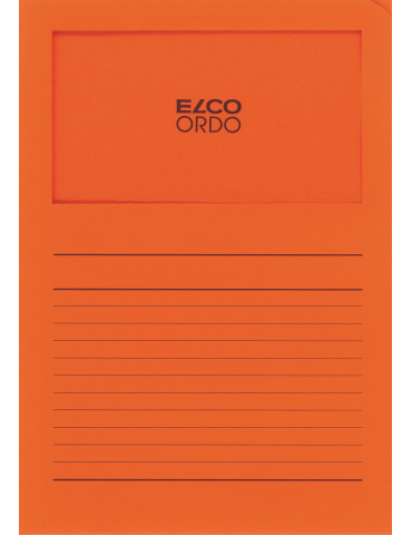 Map Elco Ordo Classico m/venst. A4 - 120gr Bedr. oranje- verp.100