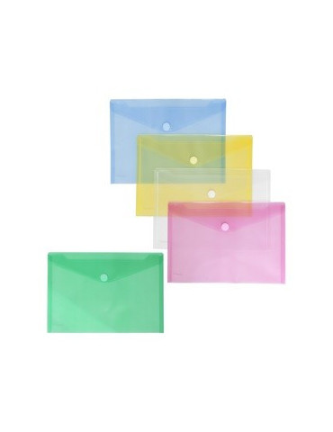 Enveloppes A4 Assortis+Velcro