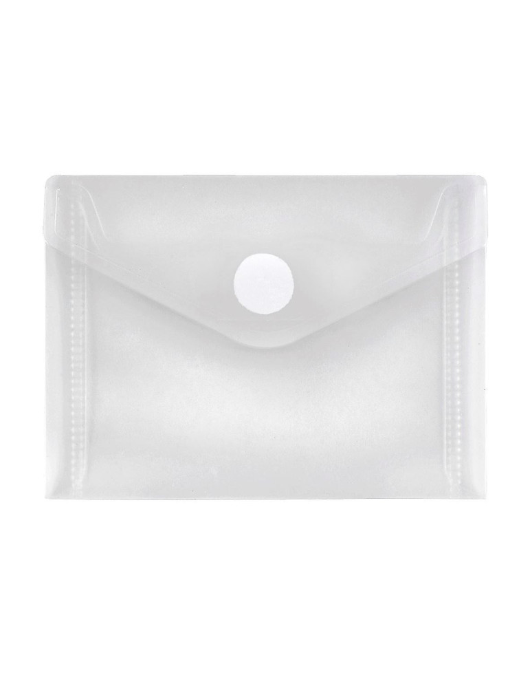 Enveloppe A7 velcro transparent
