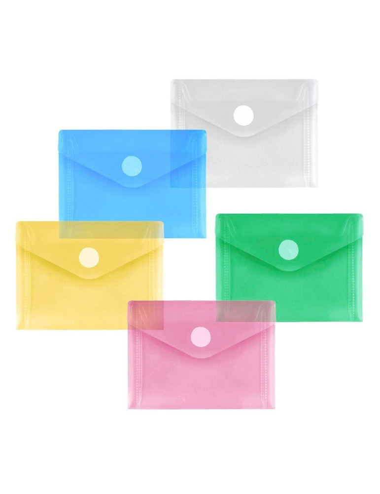 Enveloppe A7 velcro assorti