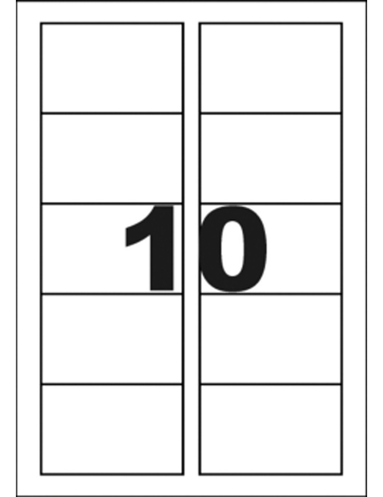 Multicom 20F A4 10 Cartes De Visite Blanc 200Gr 21 x 29,7 cm