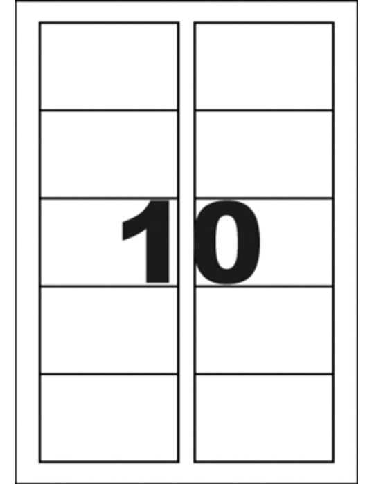 Multicom 20F A4 10 Cartes De Visite Blanc 200Gr 21 x 29,7 cm