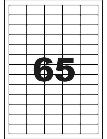 Multicom 100F A4 Pc Line Pcl65 Adh. 38,1 x 21,2 mm