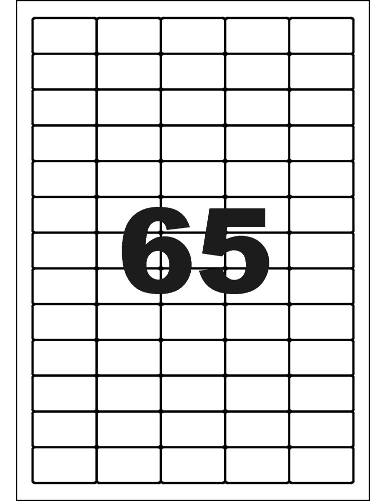 Multicom 100F A4 Pc Line Pcl65 Adh. 38,1 x 21,2 mm