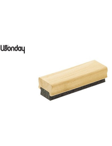 Wonday Brosse pour tableau noir, avec bande de feutre