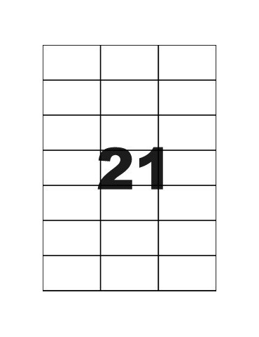 Multicom 100F A4 Copy Line Cl21E Adh.   70 x 42,3 mm