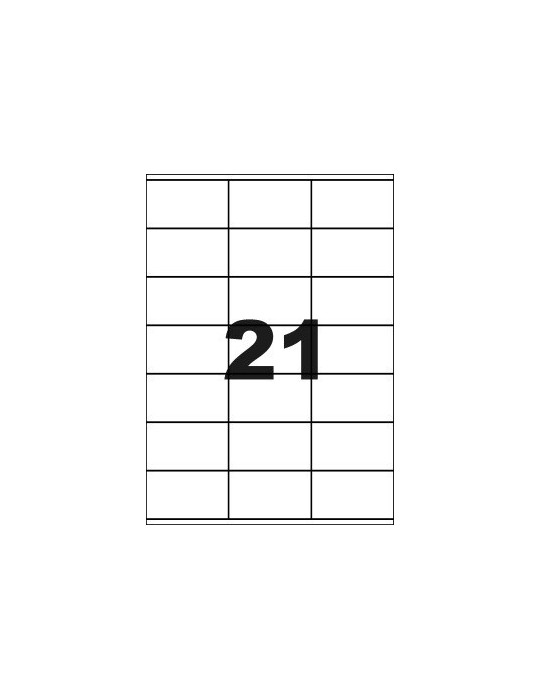 Multicom 100F A4 Copy Line Cl21Ah Adh.  70 x 41 mm