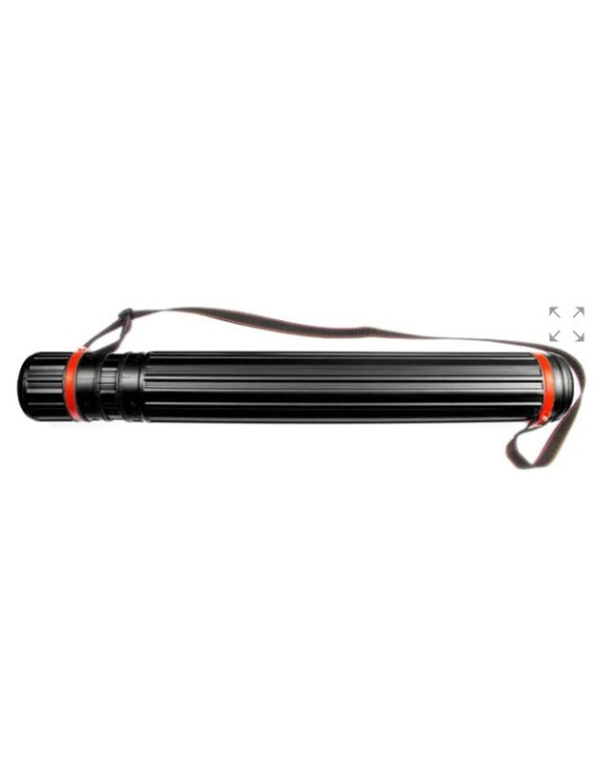 Tube de dessin Kangaro noir. 8 diamètre. Extensible de 64 à 108cm. Ave