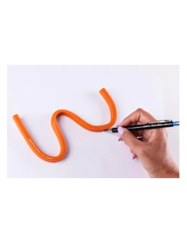 Règle courbes flexibles 30 cm plastique avec noyau de plomb