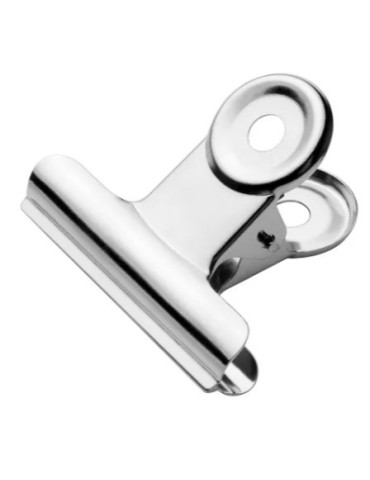 Pince Bulldog Westcott 10 pièces 40,3x10mm métal argenté