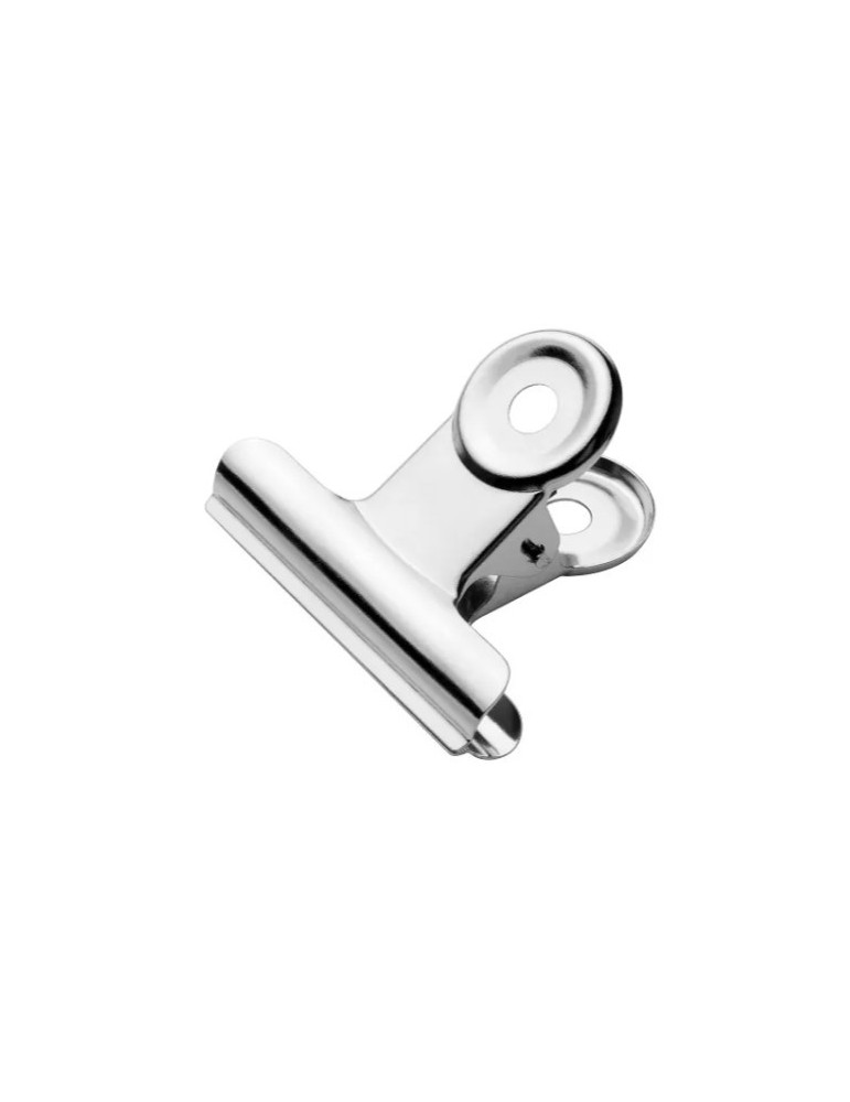 Bulldog klem Westcott 40,3x10mm metaal zilver 10st.