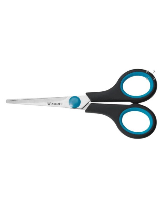 Ciseaux Westcott easy grip 14cm acier inoxydable soft grip