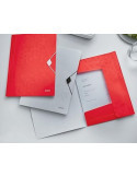 Leitz Wow 3-klepsmap PP A4 rood