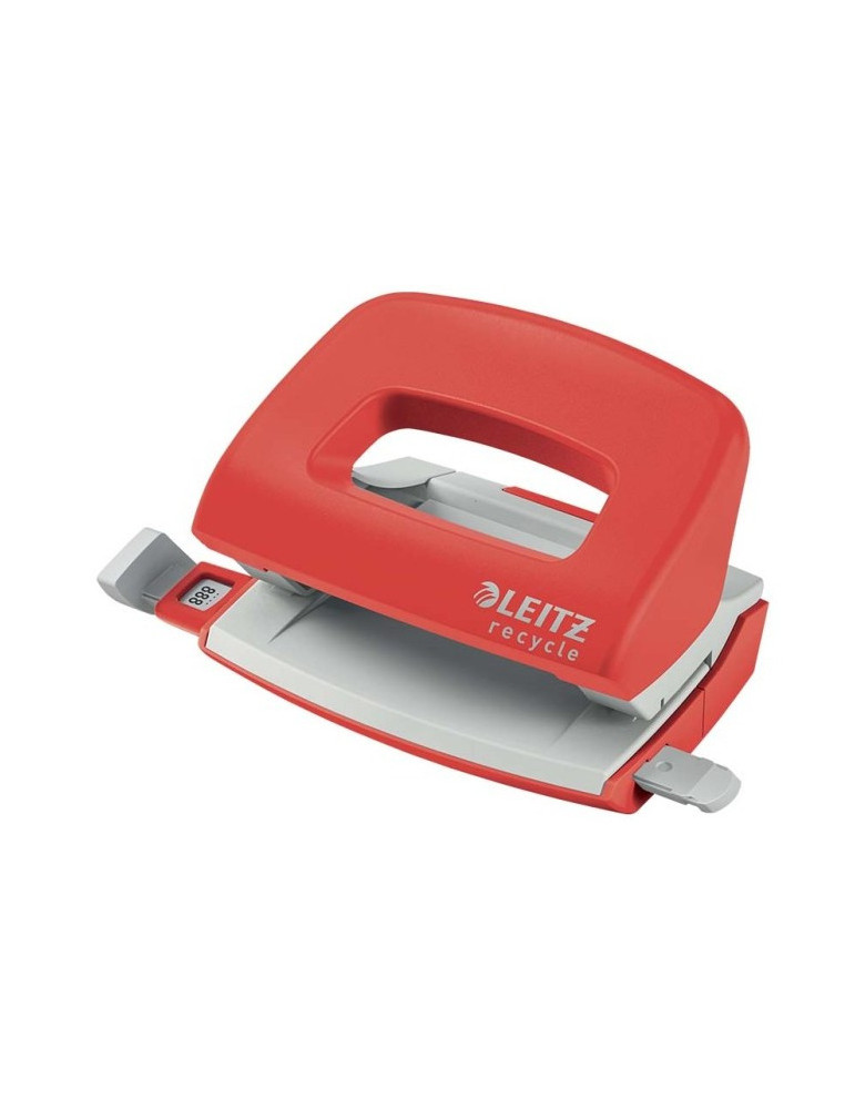 Leitz Recycle nexxt perforateur mini 10 feuilles rouge