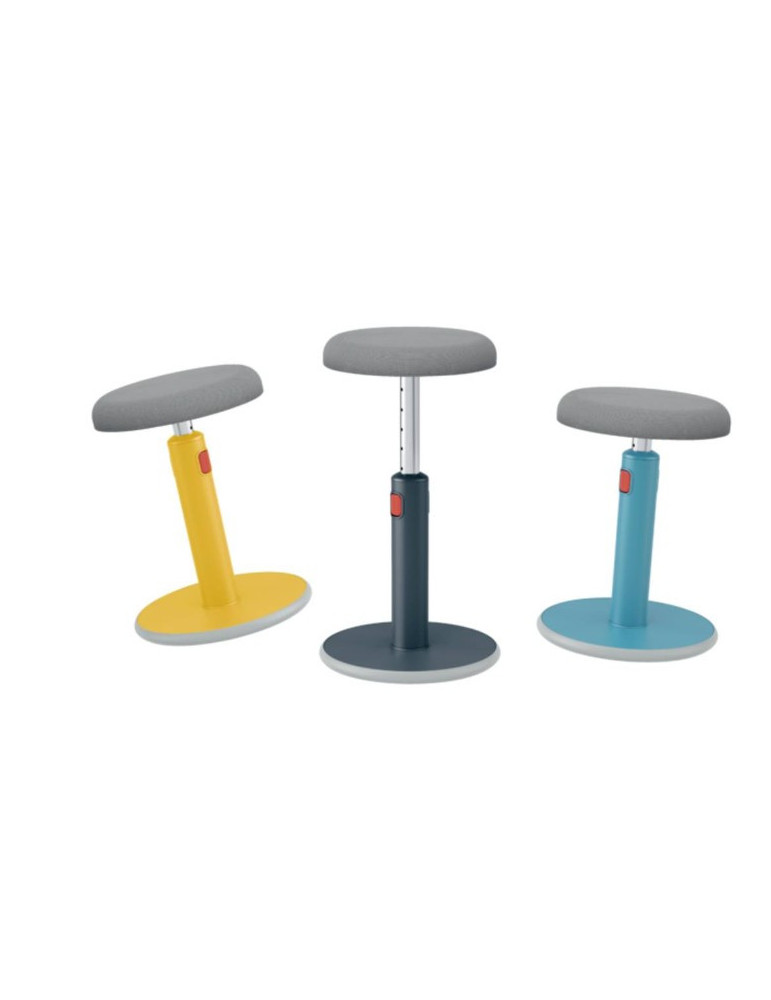 Leitz Cosy Ergo tabouret ergonomique gris velours
