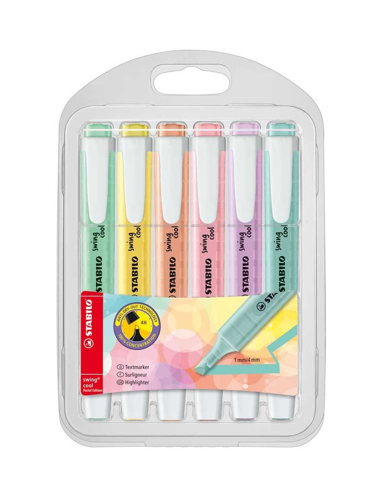 swing cool Pastel wallet 6 pcs