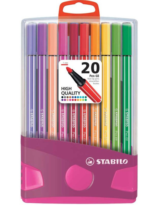 Pen 68 ColorParade (pink/lilac) 20 pcs