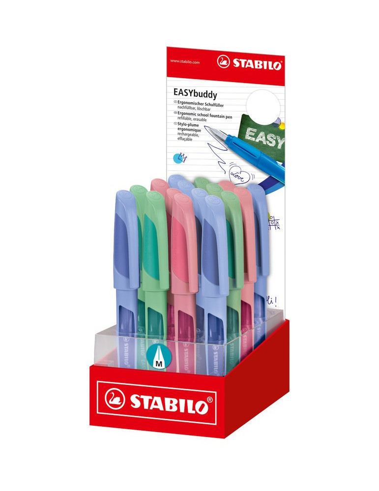EASYbuddy Pastel fountain pen display 16 pcs