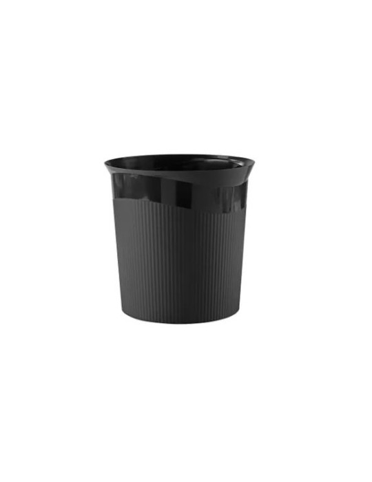 Papierbak HAN Re-LOOP,13 liter rond, zwart 100% gerecycled  materiaal