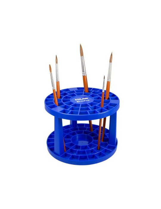 Support pour pinceaux avec 49 trous