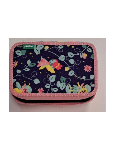 Plumier 2 compartiments avec contenu série spéciale Fairy Tale, lilas