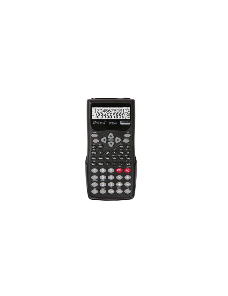Calculator Rebell-SC2040-BX zwart wetenschappelijk