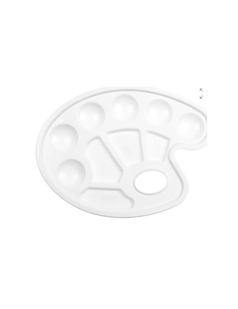 Palette Kangaro 17 x 23 cm, Plastique blanc