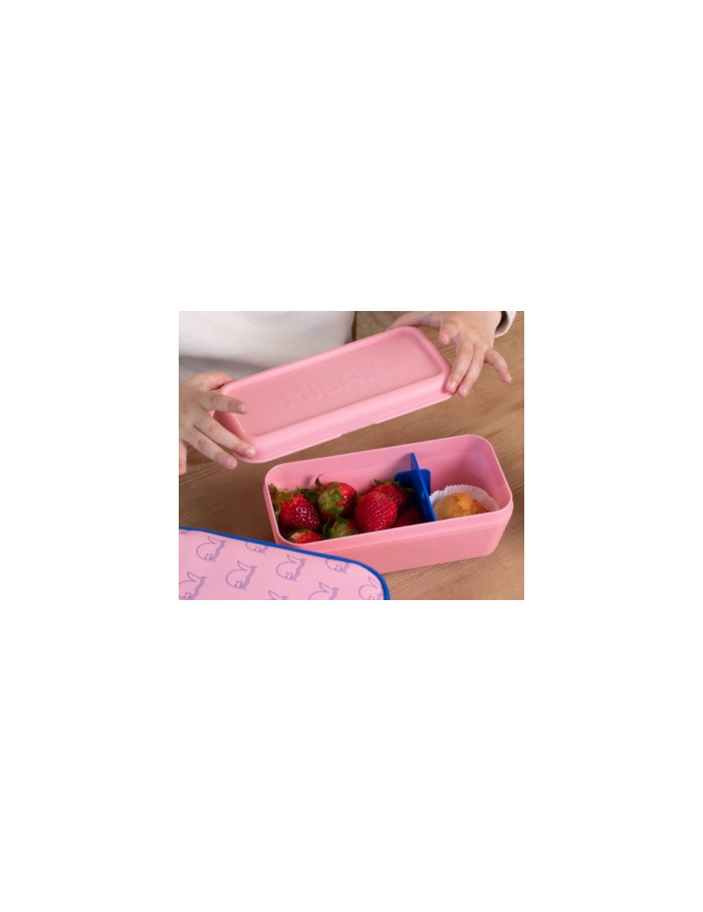Rectangular lunch box 0.75L 460 since 1918 collection, pink