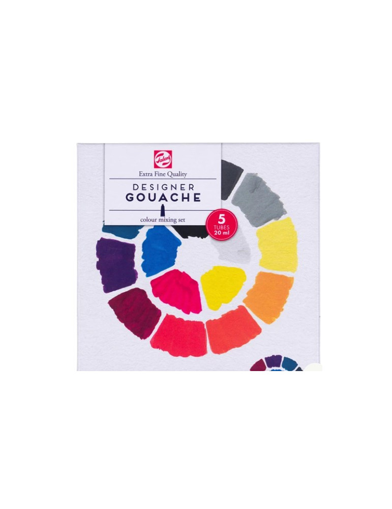 Talens Gouache Extra Fijn mengset | 5 x 20 ml tubes