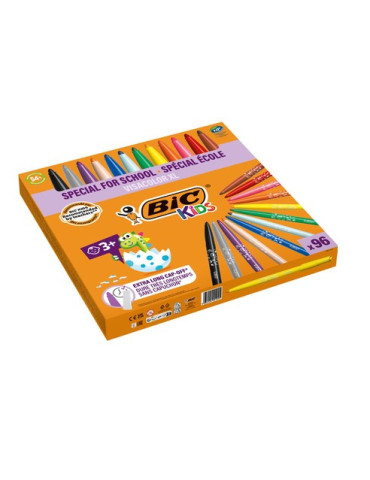Class Pack 96 BIC® KIDS Visacolor XL : assortie