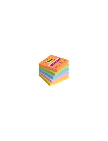 Post-it® Super Sticky Combo Pack : 101x152mm + 76x76mm/6