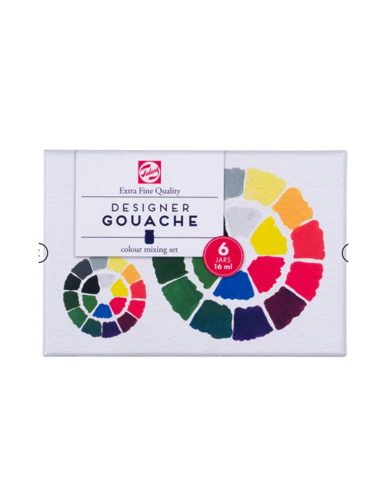 GOUACHE X-FINE/ETUI 6 COUL PRIM POT 16ml