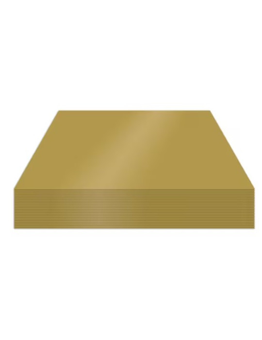 Fotokarton Kangaro 50x70cm 300gr goud pak 25 vel