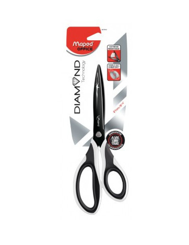 Ciseaux DIAMOND 21 cm asymétriques - Anneaux Double Peau