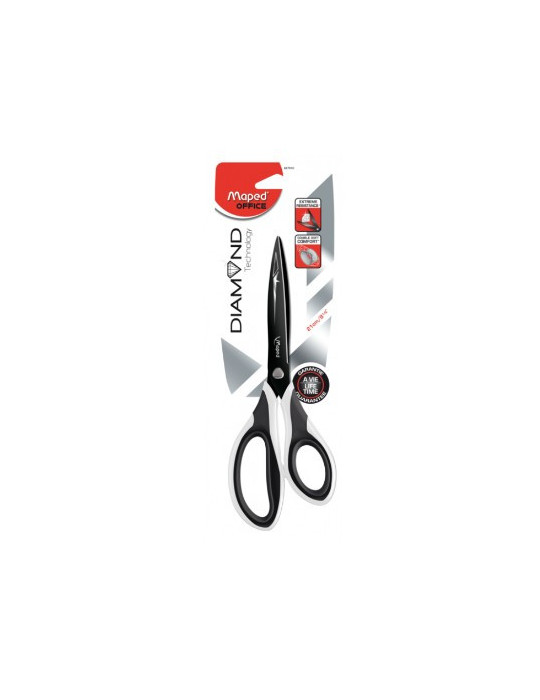 Ciseaux DIAMOND 21 cm asymétriques - Anneaux Double Peau