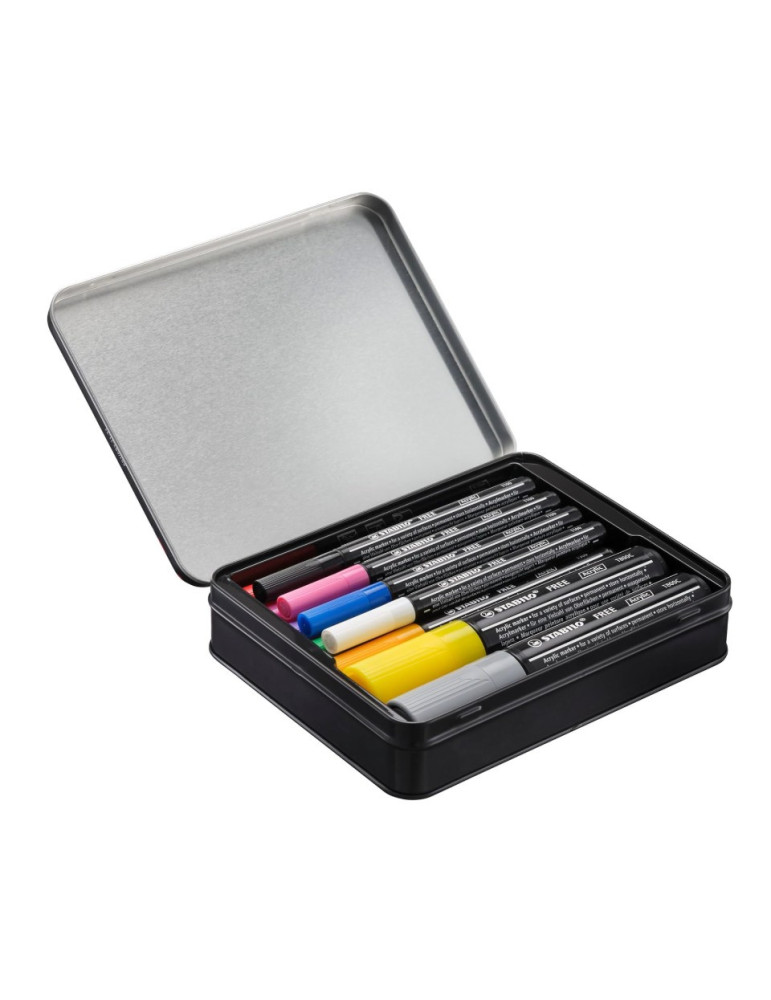 FREE Acrylic ARTY starter kit in metal box (4x691 + 5x692 + 2x693)