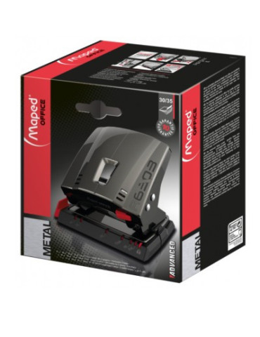 Perforateur ADVANCED METAL A6303 2 trous 30/35 feuilles, coloris taupe