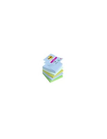 Memoblok Post-it 3M Z-Note R330 Super Sticky 76x76mm Oasis 6 stuks