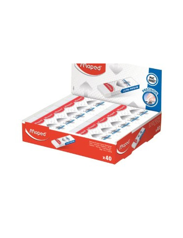 1 x Gomme TECHNIC PRECISION, vendue en display 100% carton de 40 gomme