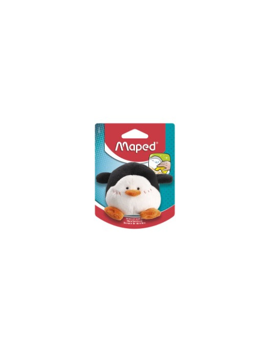 BORDWISSER PELUCHE pinguin - microvezel - voor krijt- en whiteborden -
